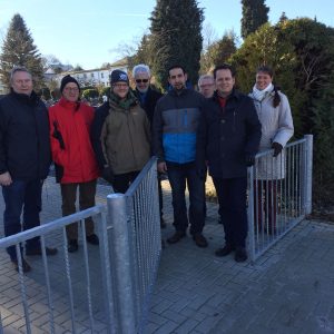 Ortstermin der SPD Mandatsträger am Friedhof in Mengerskirchen