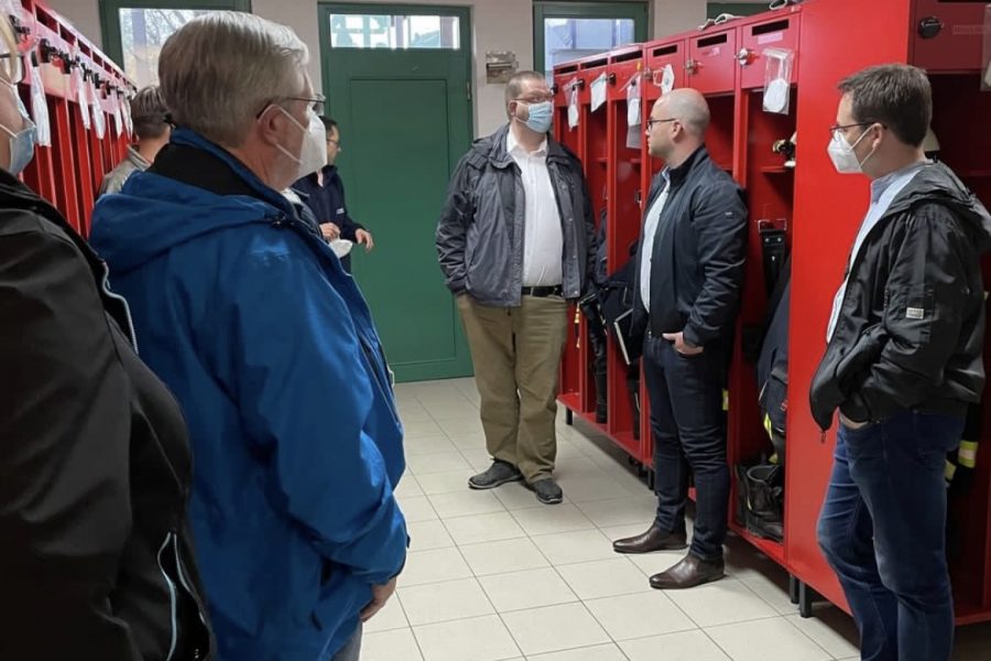 Besuch der SPD Fraktion im Feuerwehrhaus Mengerskirchen